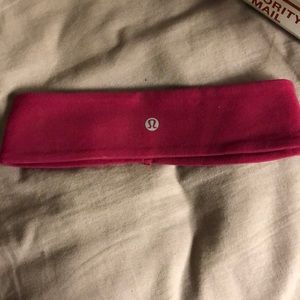 Magenta lululemon headband
